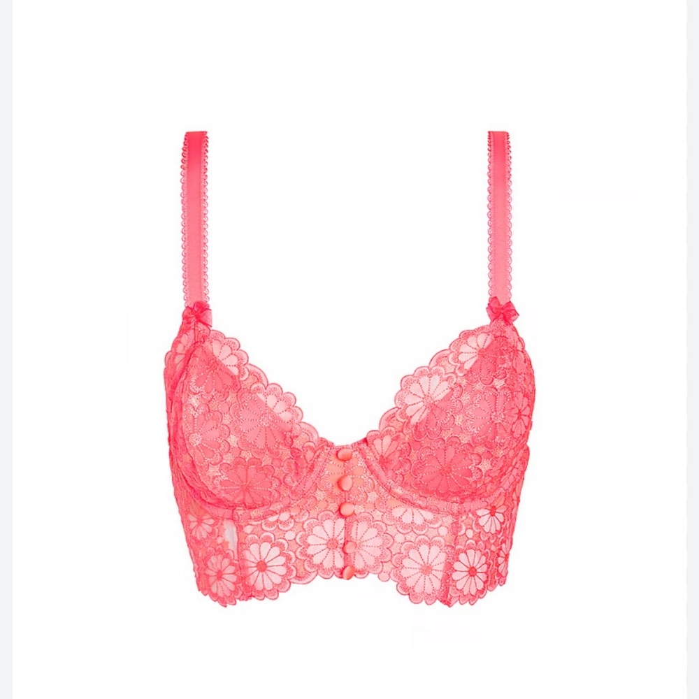 NWOT! For love for lemons daisy lace long line Bra‎